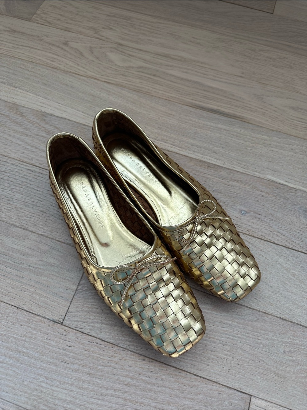 Freda Salvador - Jada Ballet Flats - Gold size 8.5 - Picture 13 of 14